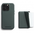 Bellroy Apple iPhone 15 Pro Max Czdan Deri Klf-Everglade