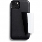 Bellroy Apple iPhone 15 Czdan Deri Klf-Black