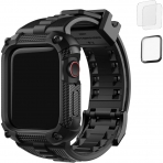 Fullmosa Apple Watch Serisi 9/8/7 Uyumlu Kay(45mm)-Black