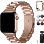 Fullmosa Apple Watch Serisi elik Kay(38/40/41mm)-Rose Gold