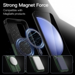 JeTech Galaxy S23 FE MagSafe Uyumlu Klf -Midnight Green