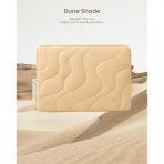 tomtoc 360 Terra Puffy MacBook Air/Pro anta(13 in)-Dune Shade