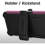 OtterBox Samsung Galaxy S22 Kemer Klipsli Klf -Pink