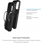 ZAGG Denali Snap Apple iPhone 15 Pro Max Klf-Black