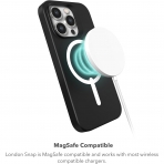 Zagg London Snap Apple iPhone 15 Pro Max Klf -Black Geo