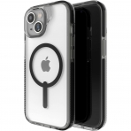 ZAGG Santa Cruz Snap iPhone 15 Plus effaf Klf -Black