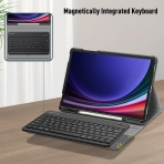 Fintie Samsung Galaxy Tab A9 Klavyeli Klf -Black