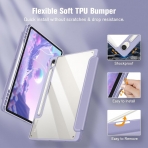 Fintie Samsung Galaxy Tab S9 FE Plus effaf Klf-Lilac Purple