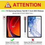 Fintie Samsung Galaxy Tab S9 FE Plus effaf Klf-Rose Gold