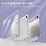 Fintie Samsung Galaxy Tab S9 FE Plus effaf Klf-Lilac Marble
