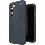 Speck Presidio2 Grip Serisi Galaxy S24 Plus Klf -Charcoal Grey/Cool Bronze/White