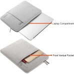 MOSISO Sleeve Laptop Klf (15 in)-Gray