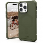 UAG Essential iPhone 15 Pro Darbeye Dayankl Klf-Olive Drab