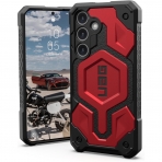 UAG Monarch Galaxy S24 Plus Darbeye Dayankl Klf -Crimson