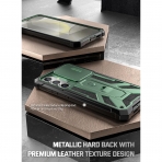 Poetic Spartan Serisi Samsung Galaxy S24 Plus Klf-Metallic Green