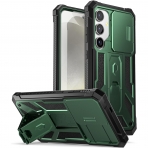 Poetic Spartan Serisi Samsung Galaxy S24 Plus Klf-Metallic Green