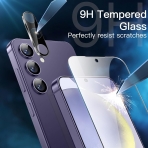 JeTech Galaxy S24 Ekran Koruyuculu Klf -Lilac