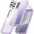 JeTech Galaxy S24 Ekran Koruyuculu Klf -Lilac