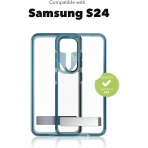 ZAGG Gear4 Santa Cruz Galaxy S24 Plus Standl Klf-Blue