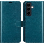 OCASE Galaxy S24 Plus Deri Czdan Klf-Peacock Blue