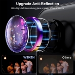 WSKEN Galaxy S24 Plus Kamera Lens Koruyucu-Colorful 