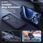 CASEKOO MagicStand iPhone 15 Pro Max Manyetik Klf -Black