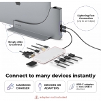 Ascrono MacBook Air M4 Dock stasyonu(13 in)