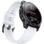 NotoCity Garmin Fenix 7/6/5 Uyumlu Kay -White