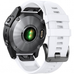 NotoCity Garmin Fenix 7/6/5 Uyumlu Kay -White