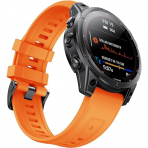 NotoCity Garmin Fenix 7/6/5 Uyumlu Kay -Orange