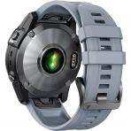 NotoCity Garmin Fenix 7/6/5 Uyumlu Kay -Grey