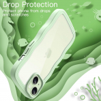 JETech Cute Dalgal iPhone 15 Plus Klf -Green