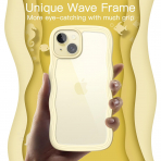 JETech Cute Dalgal iPhone 15 Plus Klf -Yellow