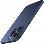 JETech Ultra nce iPhone 15 Pro Max Mat Klf-Blue Titanium