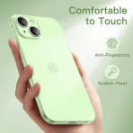 JETech Ultra nce iPhone 15 Mat Klf-Green