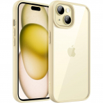 JETech Darbeye Dayankl iPhone 15 Plus Mat Klf-Yellow
