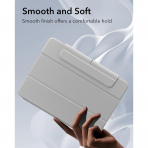 ESR Rebound 360 iPad Air 6.Nesil Manyetik Klf(11 in)-Silver Gray