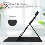 Fintie Folio Kalem Blmeli iPad Pro Klf (11 in)-Black