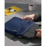 tomtoc Light B19 iPad Pro M4 Uyumlu Omuz antas(11in)-Black