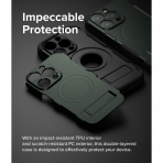 Rin gke Alles iPhone 15 Pro Klf-Dark Green