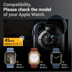 MAGEASY Silikon Apple Watch 9 41mm Bumper Klf-Storm Blue