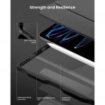 tomtoc Detachable Ultra iPad Pro Klf (12.9 in)-Diamond Black