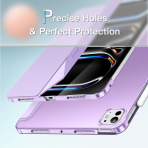 JETech iPad Pro M4 Standl Klf (13 in)-Purple