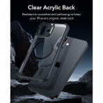 ESR Apple iPhone 16 Plus Armor Tam Korumal Klf-Clear Black