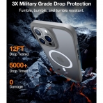 TORRAS Apple iPhone 16 Pro Manyetik Klf-Natural Titanium
