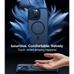 TORRAS Apple iPhone 16 Pro Manyetik Klf-Blue