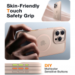 TORRAS Apple iPhone 16 Pro Manyetik Klf-Desert Titanium 