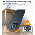 TORRAS Apple iPhone 16 Pro Lstand Klf-Black Titanium 