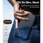TORRAS Apple iPhone 16 Manyetik Slim Klf -Black 