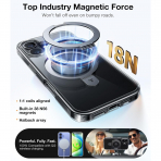 TORRAS Apple iPhone 16 Ostand Klf-Crystal Clear